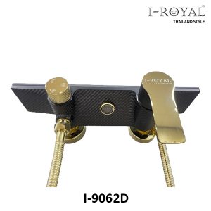 SEN TẮM ĐỨNG NL ĐỒNG SƠN TĨNH ĐIỆN ĐEN I-ROYAL I-9062D 6