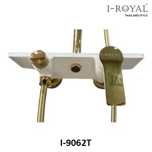 SEN TẮM ĐỨNG NL ĐỒNG SƠN TĨNH ĐIỆN TRẮNG KẾT HỢP VÀNG I-ROYAL I-9062T 6