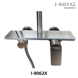 SEN TẮM ĐỨNG NL ĐỒNG SƠN TĨNH ĐIỆN XÁM I-ROYAL I-9062X 5